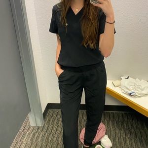 Black scrubs